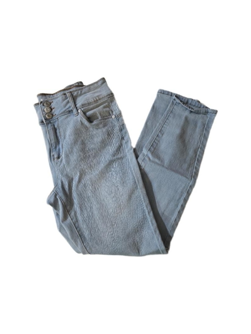 Juniors eXcuse Light Blue Jeans Push Up Fit Size 7/28